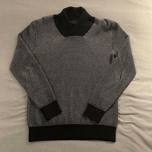 Textured H&M Premium black and grey sweater